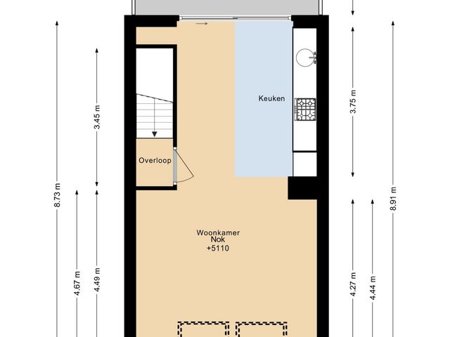Gaffelstraat 45, Kudelstaart