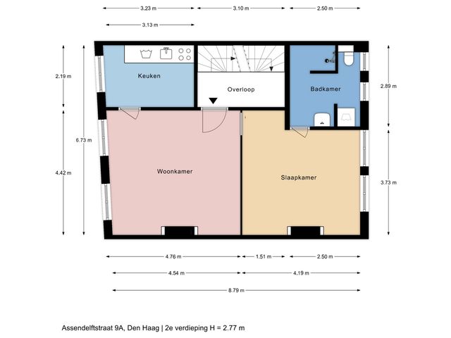 Assendelftstraat 9A, Den Haag