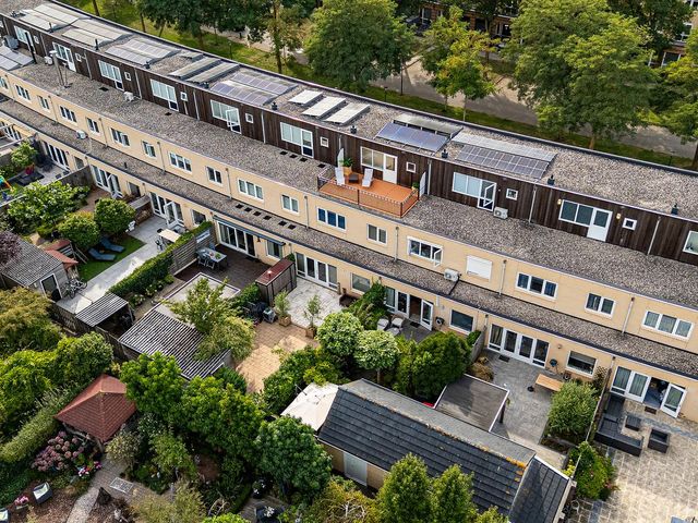 Fluweelmos 8, Houten
