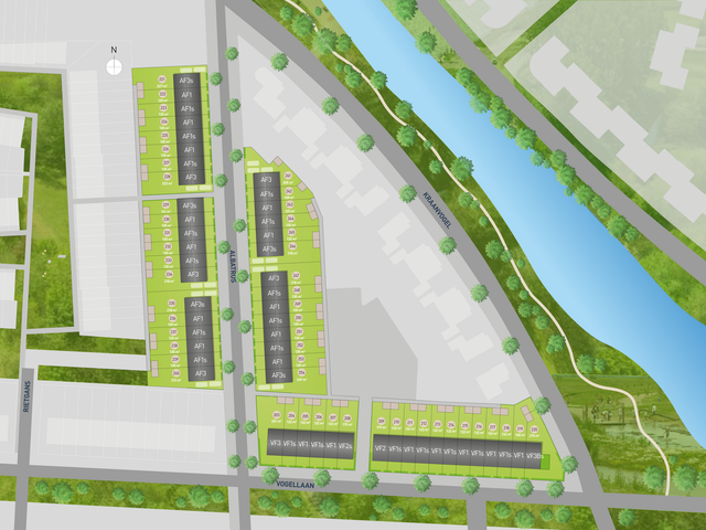 VF1 (Vogellaan) | tussenwoning , Terneuzen