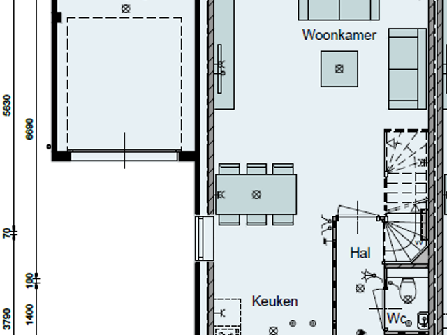 Hoekwoningen , Wieringerwaard