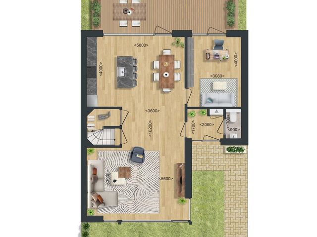 Type A6: Twee-onder-een-kapwoning , Zierikzee