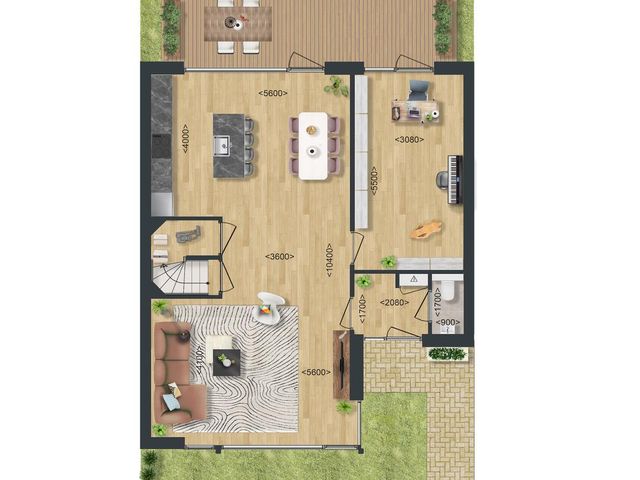 Type A: Twee-onder-een-kapwoning , Zierikzee