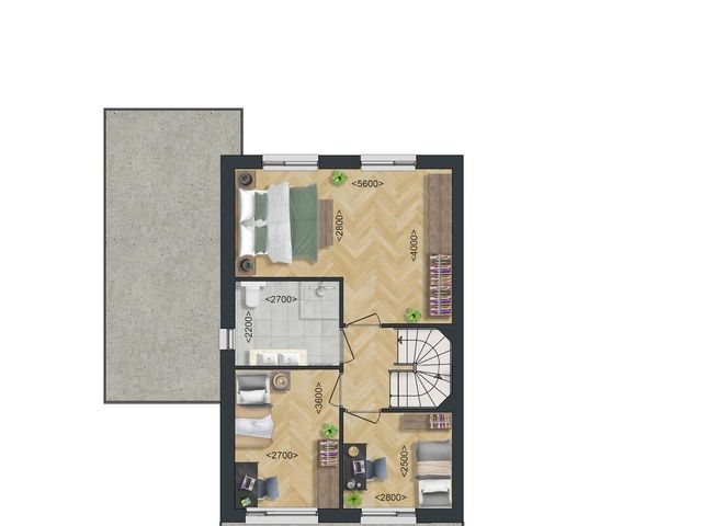 Type A1: Twee-onder-een-kapwoning , Zierikzee