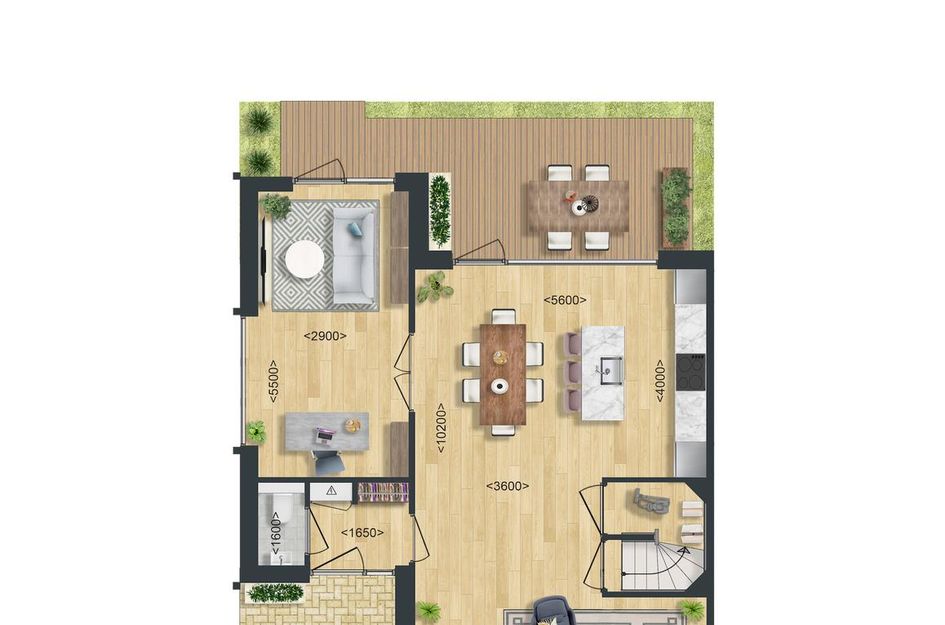 Type A1: Twee-onder-een-kapwoning 