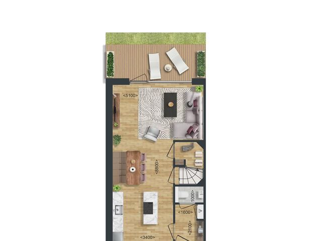 Type B: Hoek- en tussenwoning , Zierikzee