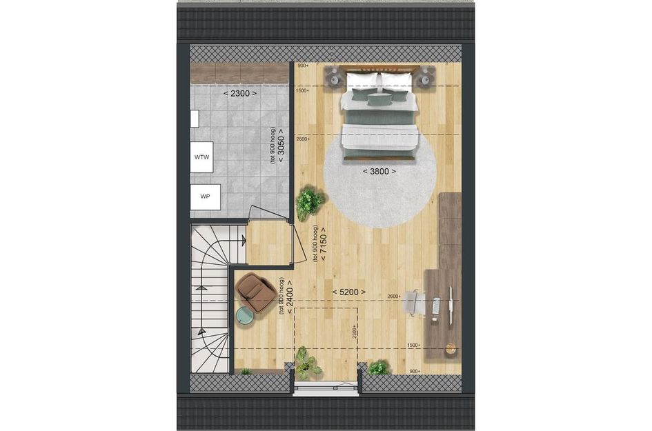 Type E: Hoek- en tussenwoning Levensloop 