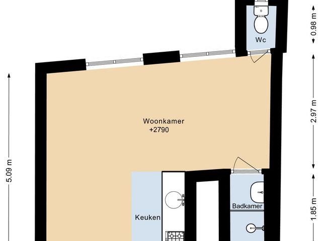 Breestraat 54B, Leiden
