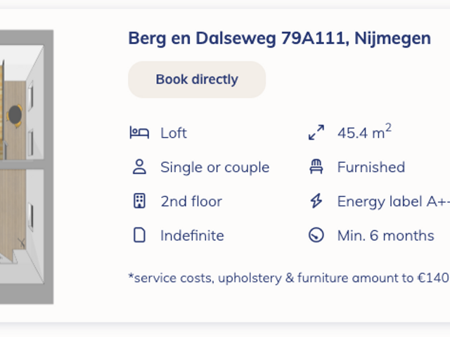 Berg en Dalseweg 79A22, Nijmegen