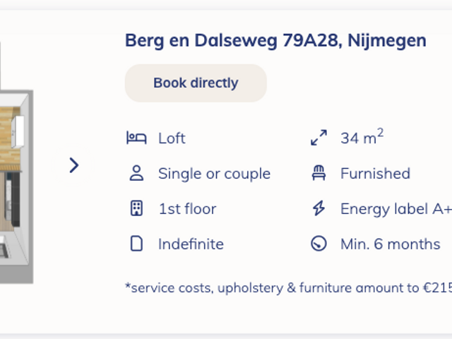 Berg en Dalseweg 79A22, Nijmegen