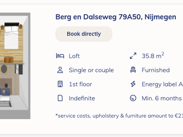 Berg en Dalseweg 79A22, Nijmegen