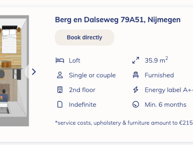 Berg en Dalseweg 79A22, Nijmegen