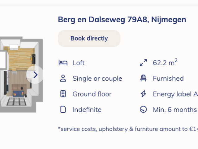 Berg en Dalseweg 79A22, Nijmegen