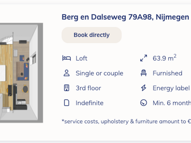 Berg en Dalseweg 79A22, Nijmegen