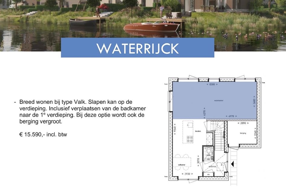 Waterrijck-24: vrijstaand en levensloop 
