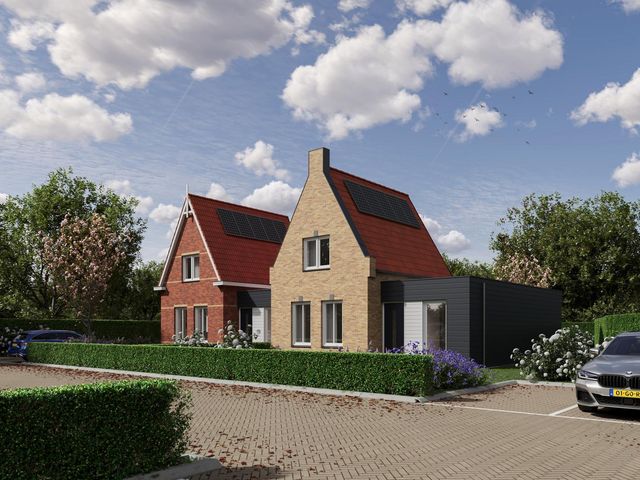 De Lelie 2/1 kap woning met uitbreiding , Noordgouwe