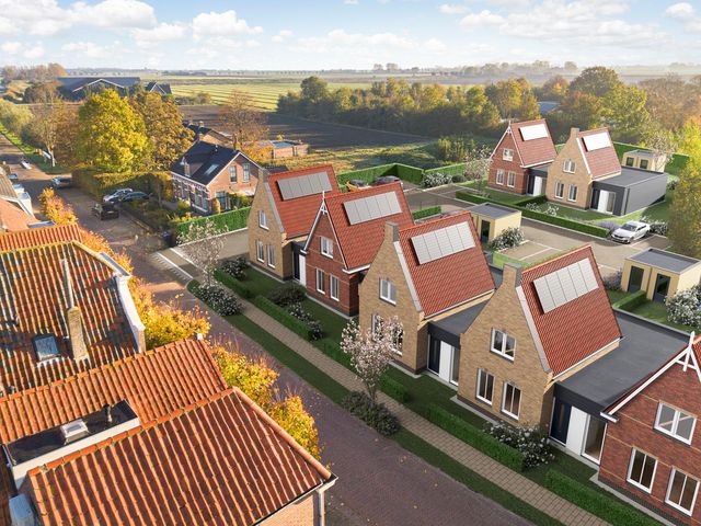 De Lelie 2/1 kap woning met uitbreiding , Noordgouwe