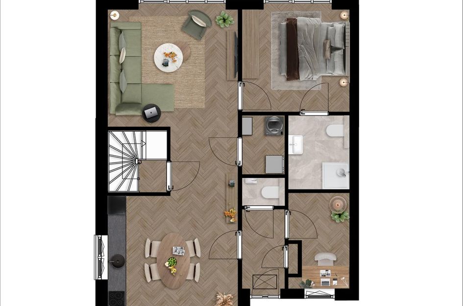 De Lelie 2/1 kap woning met uitbreiding 