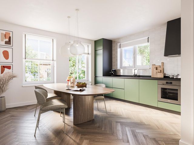 De Lelie 2/1 kap woning met uitbreiding , Noordgouwe