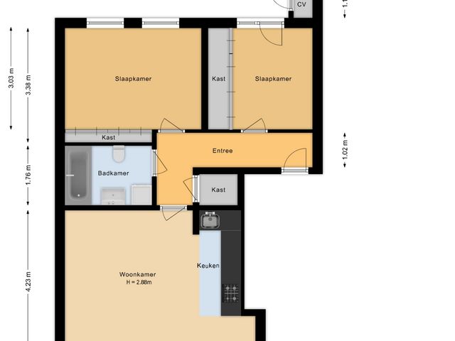 Herengracht 52A, Leiden