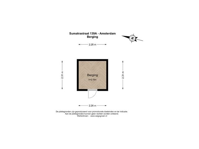 Sumatrastraat 139A, Amsterdam