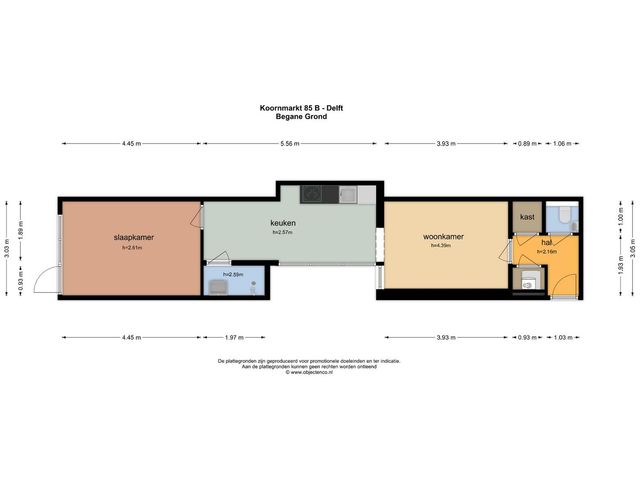 Koornmarkt 85B, Delft