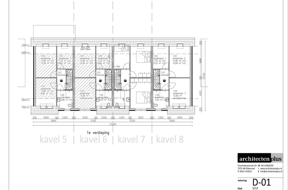 Tjaskermolen kavels 1 tm 8 