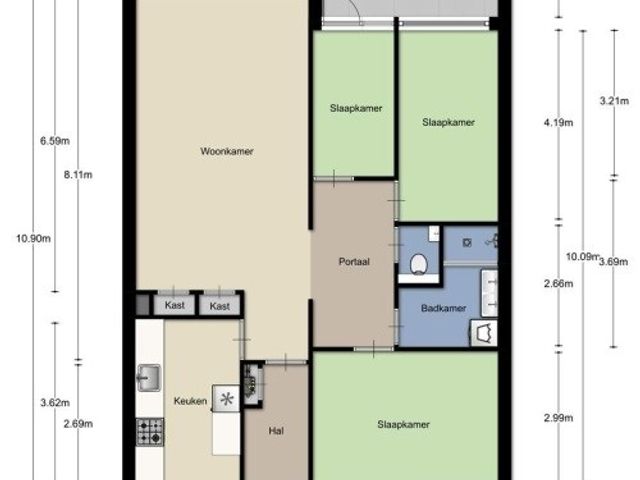 Cruquiuslaan ONG, Leiden