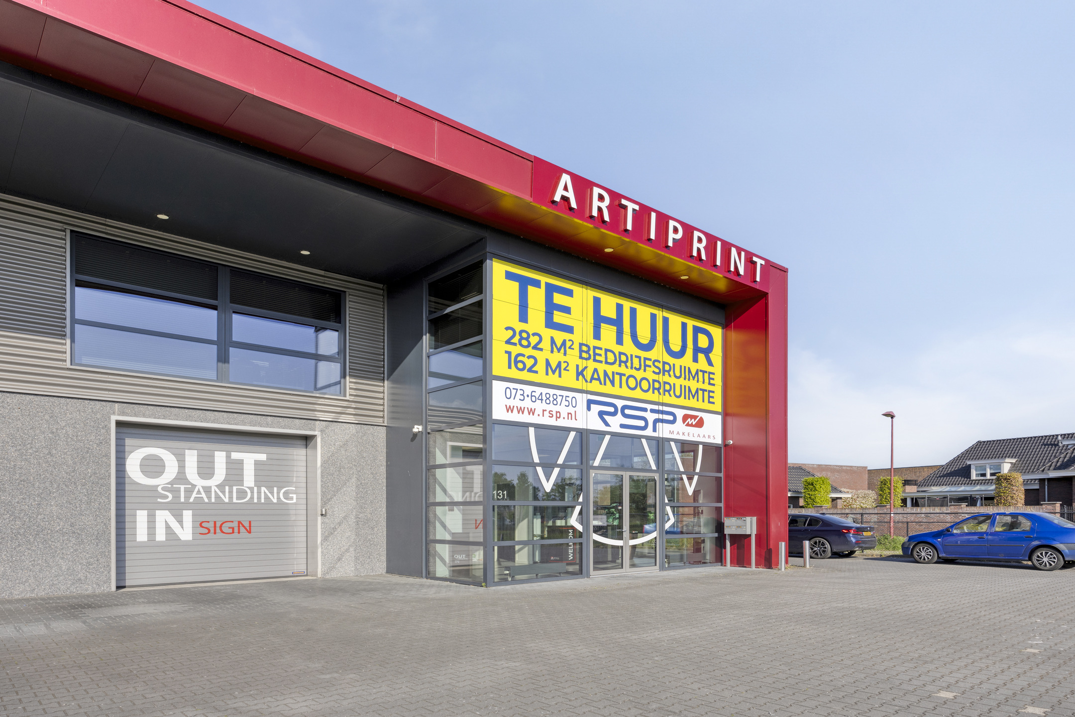 Bedrijfsruimte met kantoor in Oss.