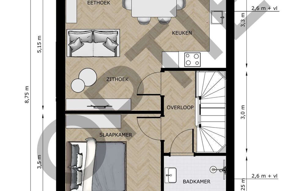Beatrixstraat 1B bouwnummer 3 