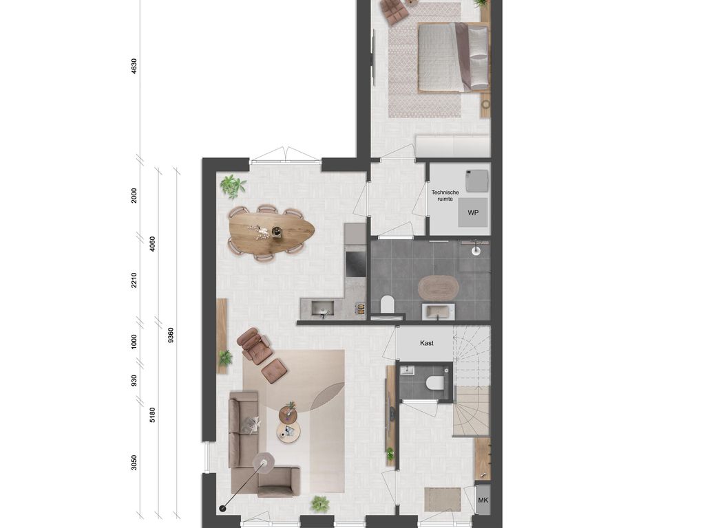 De Kroon Woningtype A, bouwnummer 1 , WISSENKERKE