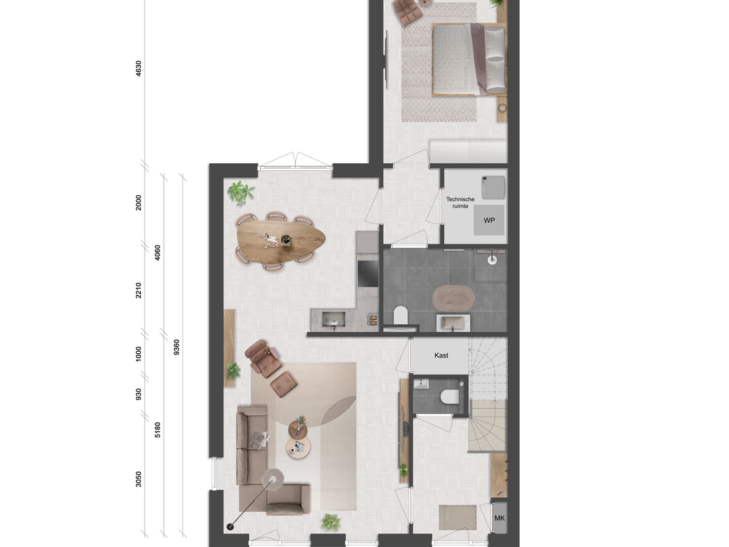 De Kroon Woningtype A, bouwnummer 1 , WISSENKERKE