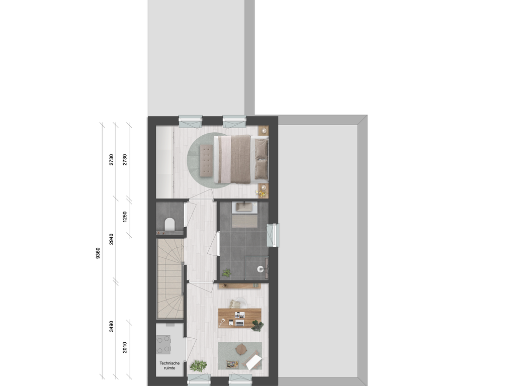 De Kroon Woningtype B, bouwnummer 6 , WISSENKERKE
