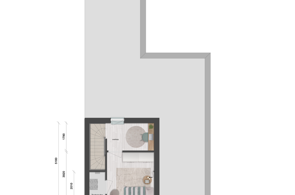 De Kroon Woningtype B, bouwnummer 6 