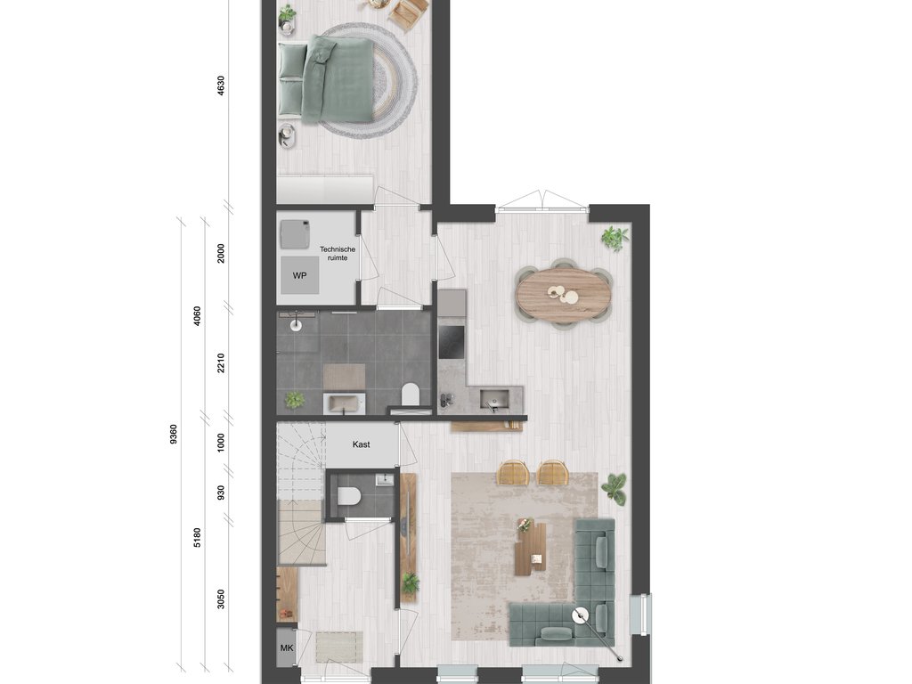 De Kroon Woningtype B, bouwnummer 6 , WISSENKERKE