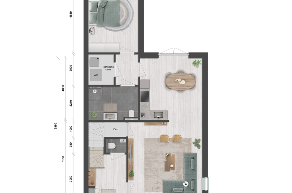De Kroon Woningtype B, bouwnummer 8 