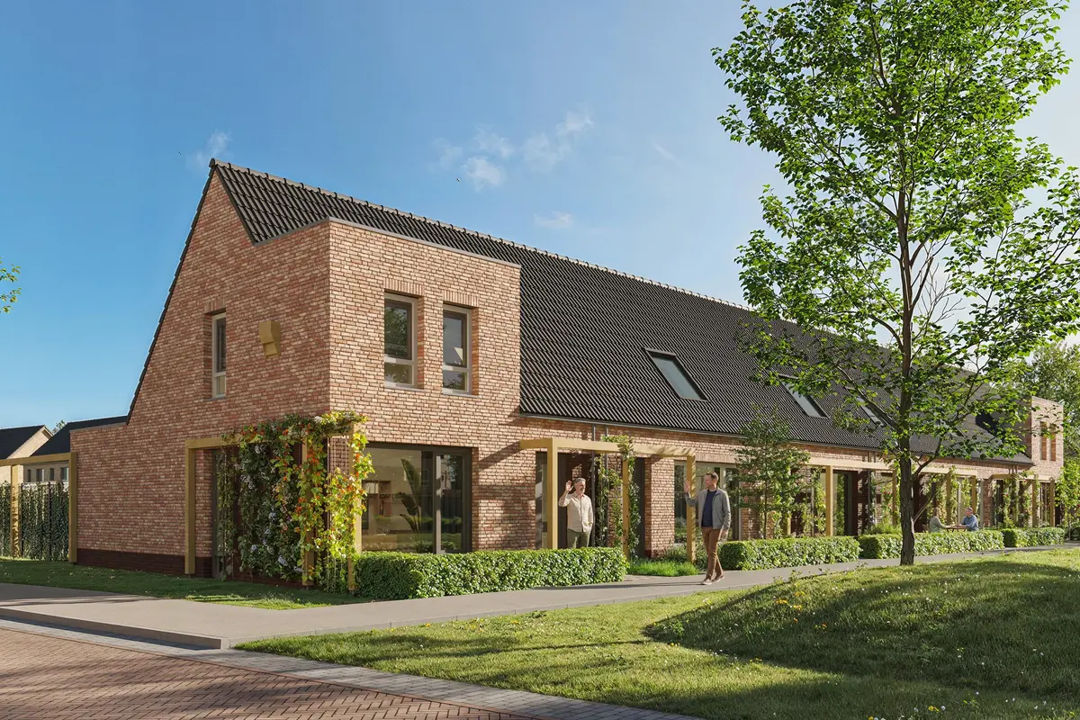 Cipresgroen - Hoek- en tussen levensloopwoningen