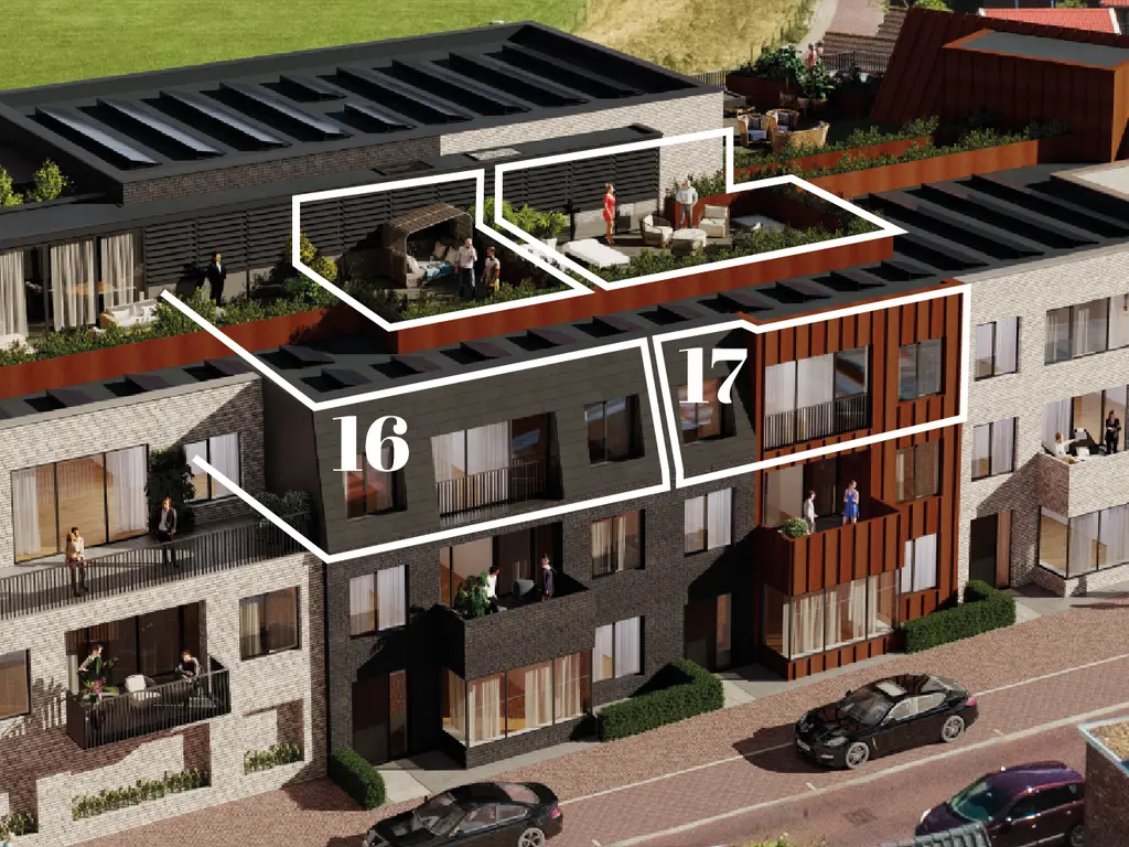 Penthouse, bouwnummer 16 , OOST-SOUBURG