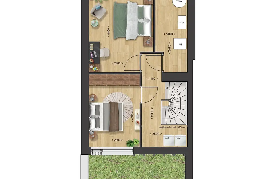 2-in-1 laanvilla - Type Aske, bouwnummer 4 