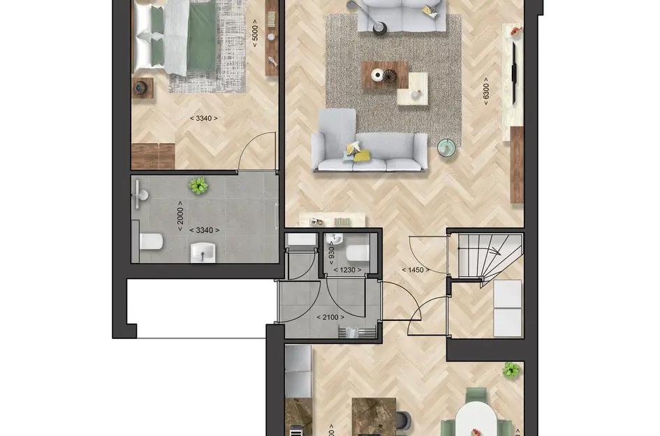 2-in-1 laanvilla - Type Frasin, bouwnummer 8 