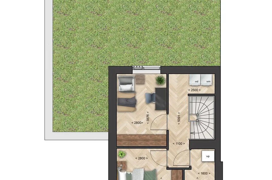 2-in-1 laanvilla - Type Frasin, bouwnummer 44 