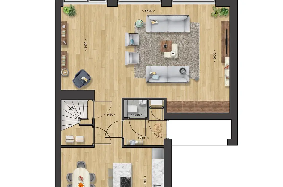 2-in-1 laanvilla - Type Jiske, bouwnummer 7 