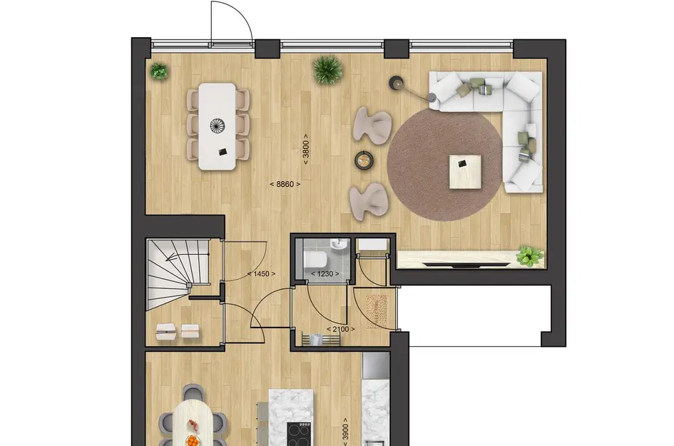 2-in-1 laanvilla - Type Eissin, bouwnummer 43 