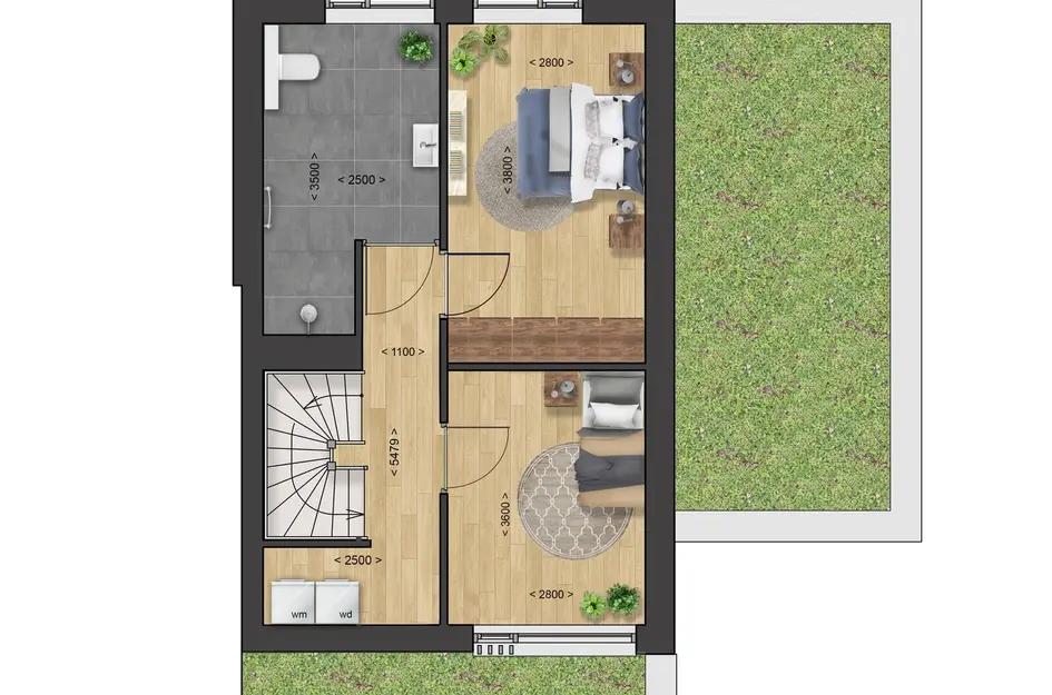 2-in-1 laanvilla - Type Eissin, bouwnummer 43 