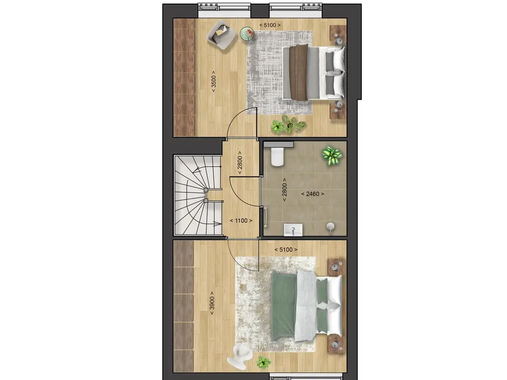 3-in-1 laanvilla - Type Saar, bouwnummer B 37 , MIDDELBURG