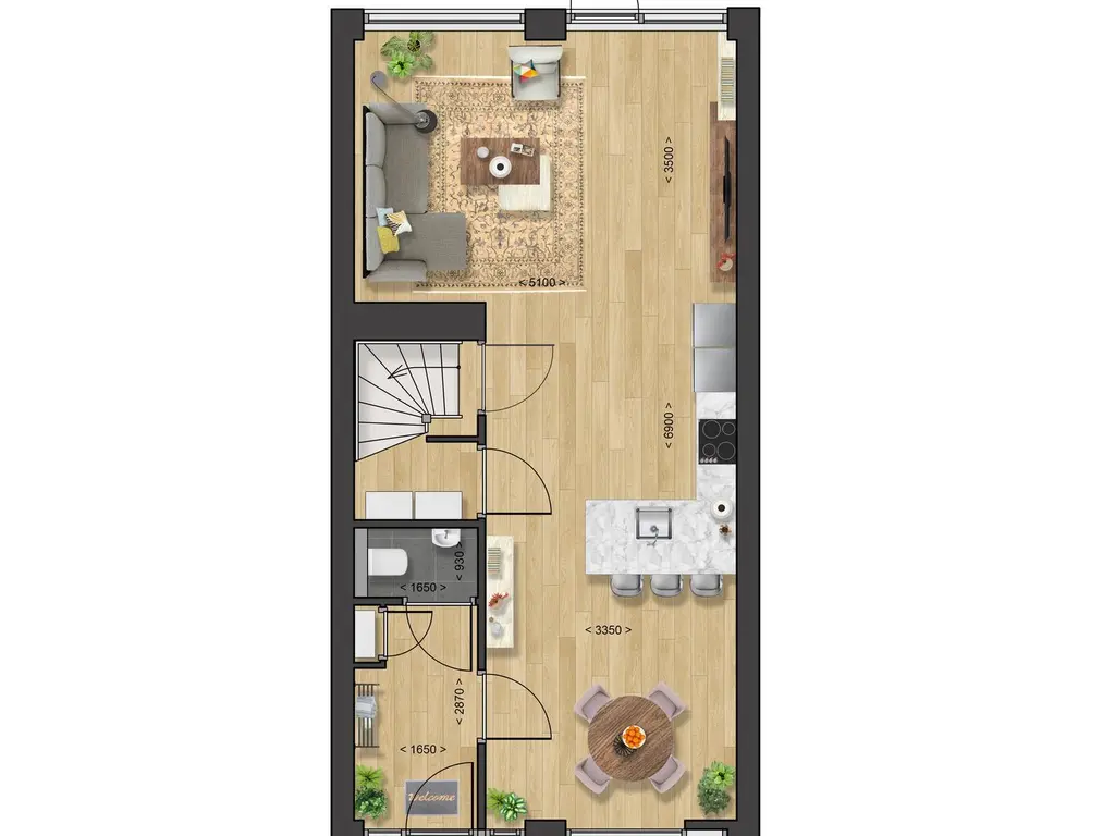 3-in-1 laanvilla - Type Saar, bouwnummer B 37 , MIDDELBURG