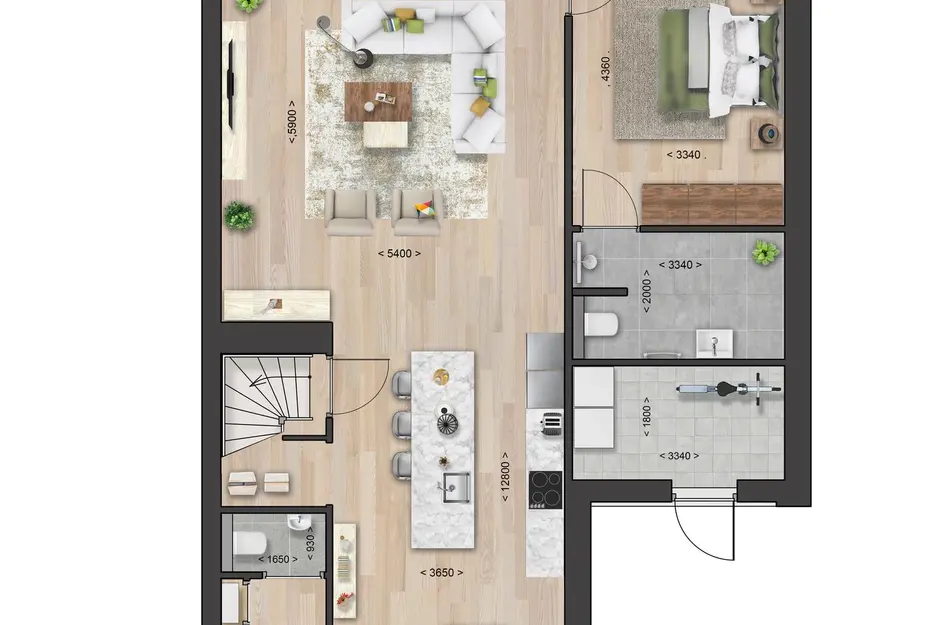 2-in-1 laanvilla - Type Tamo, bouwnummer 40 