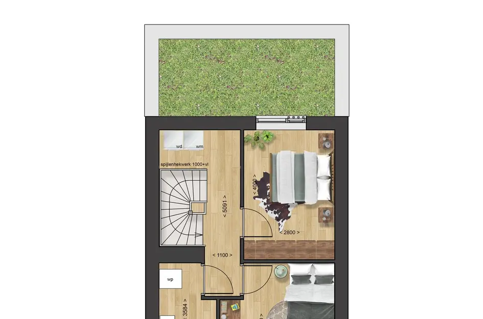2-in-1 laanvilla - Type Frêne, bouwnummer 45 