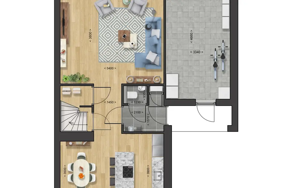 2-in-1 laanvilla - Type Frêne, bouwnummer 45 