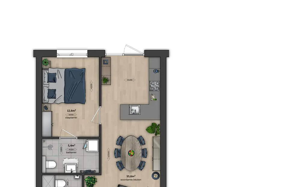 Cipresgroen - Tussenwoning levensloop, bouwnummer 24 